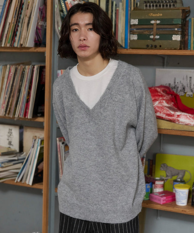 杢グレー モデル：182cm L着用