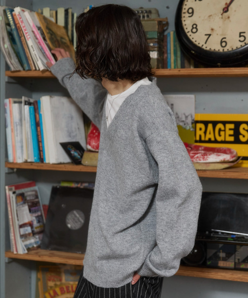 杢グレー モデル：182cm L着用