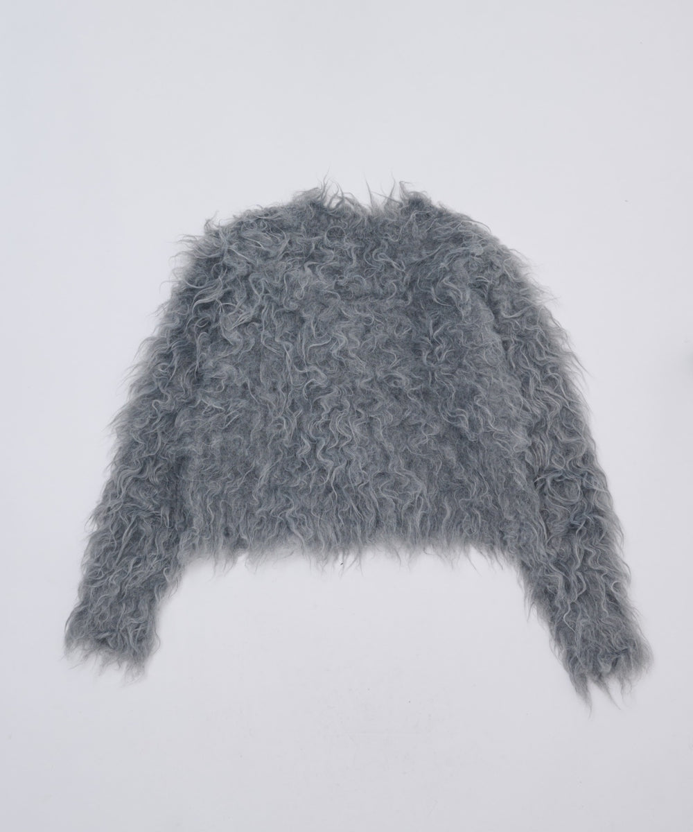 ブラッシュショートニットカーディガン