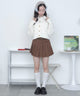 ホワイト　モデル：163cm M着用