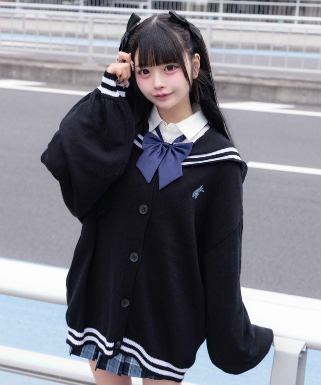 天才秀才クールな学生カーディガン