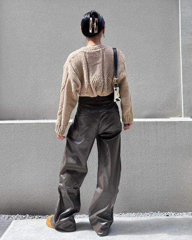 ウエストタックワイドボトム