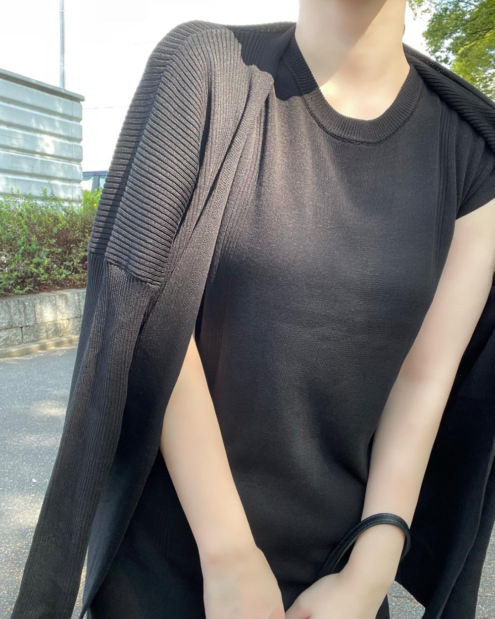 ボレロセットニットワンピース