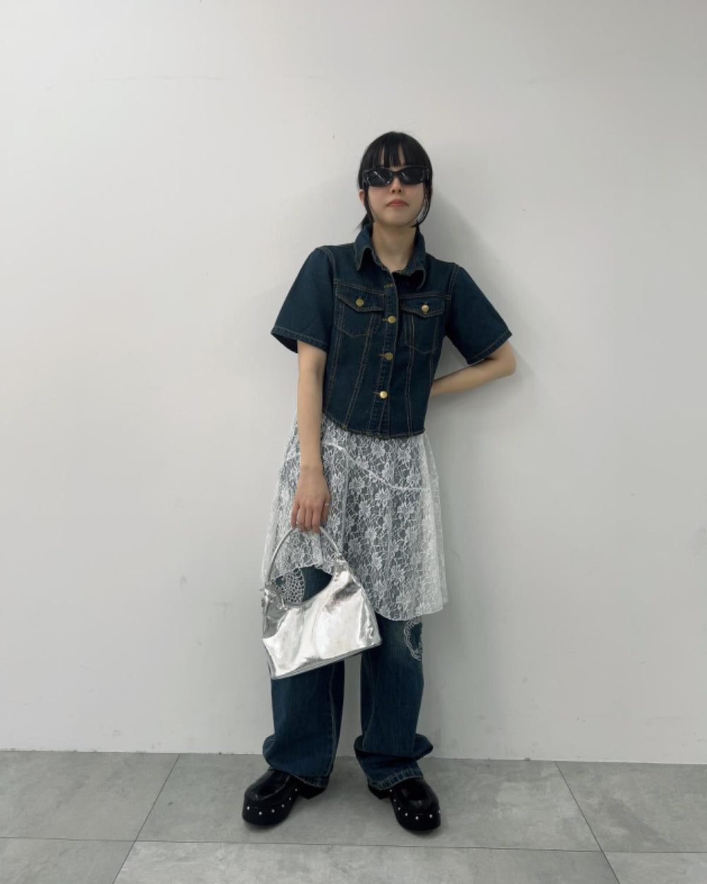 ハーフスリーブデニムジャケット