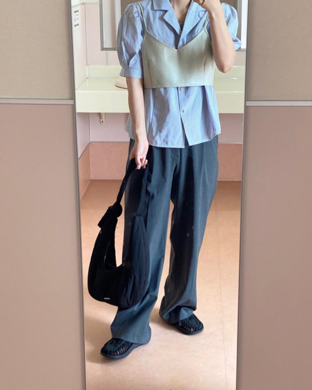 フェイクレザービスチェ