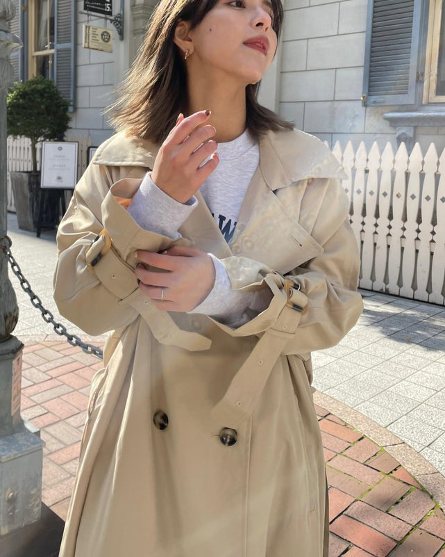 エステルツイルトレンチコート