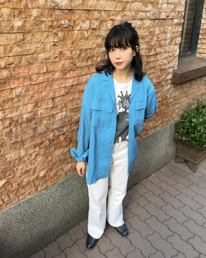 シャドーストライプシャツ