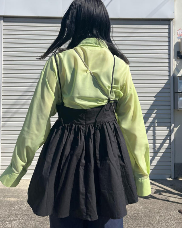 タイプライターペプラムキャミ
