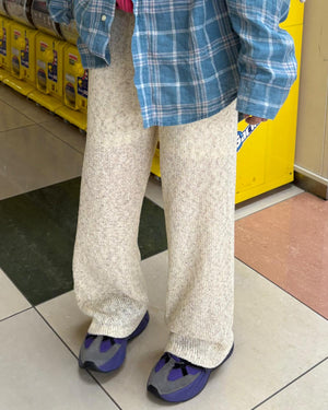 アサタッチミックスニットパンツ