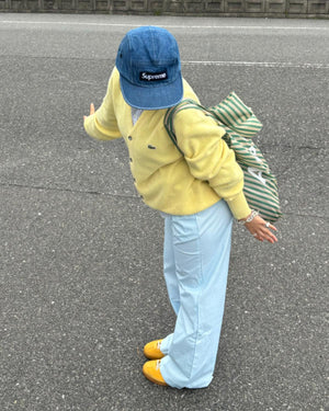 ストライプイージーロングパンツ