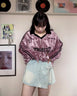 サイドリボンラップ風ショートパンツ