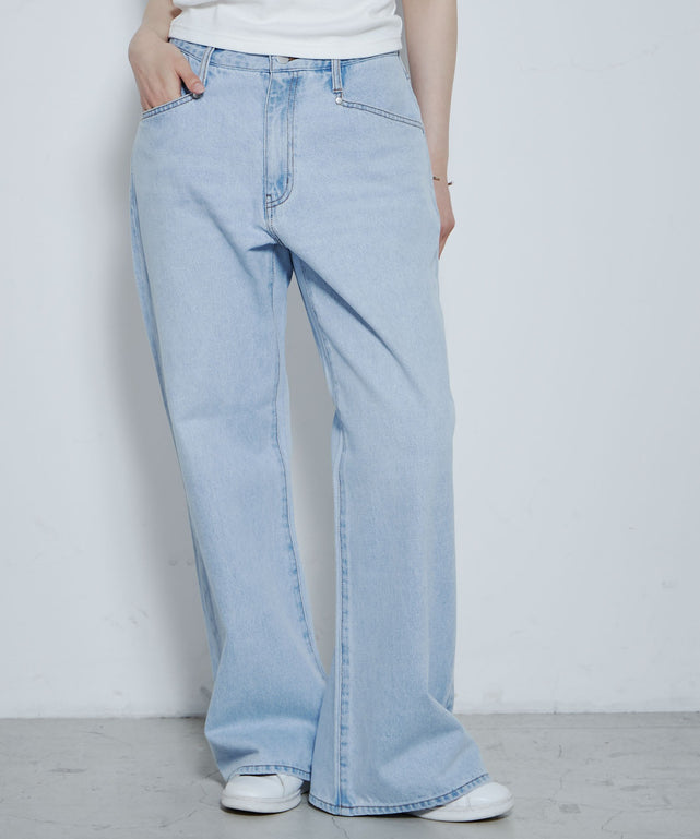 デニム淡色 モデル：167cm M着用
