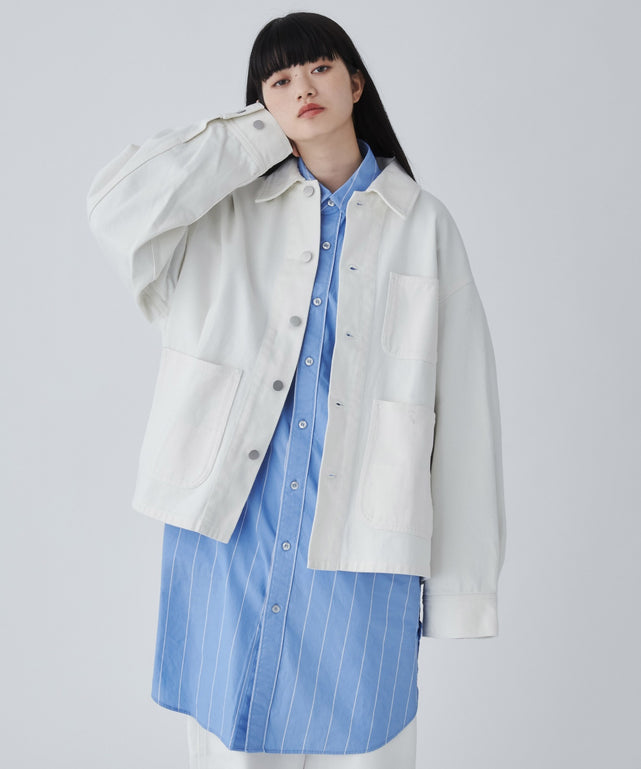ホワイト モデル：165cm M着用 
