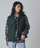 別注Wrangler vest/Dグリーン モデル：181cm L着用