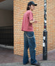 デニム中濃加工 モデル：182cm L着用