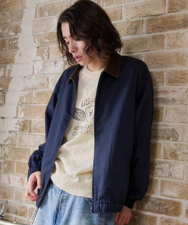 ネイビー モデル：182cm L着用