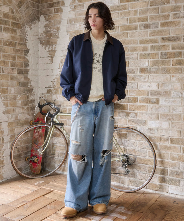 ネイビー モデル：182cm L着用