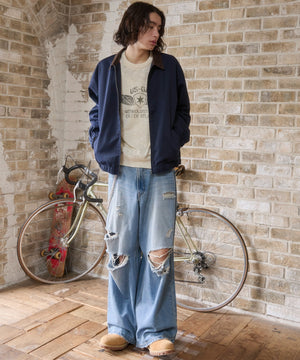 ネイビー モデル：182cm L着用