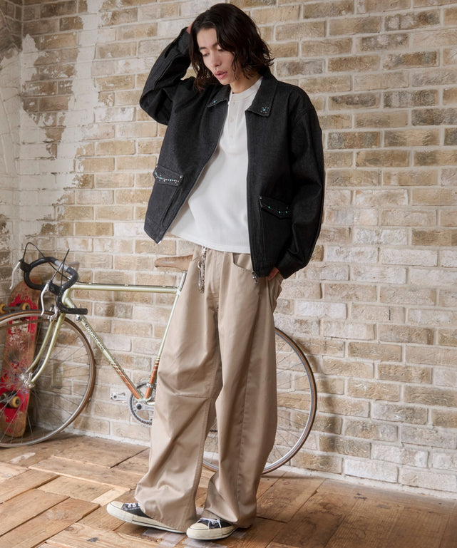 デニムブラック モデル：182cm L着用