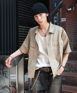 ベージュ モデル：182cm L着用
