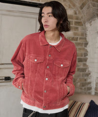 コーデュロイトラッカージャケット