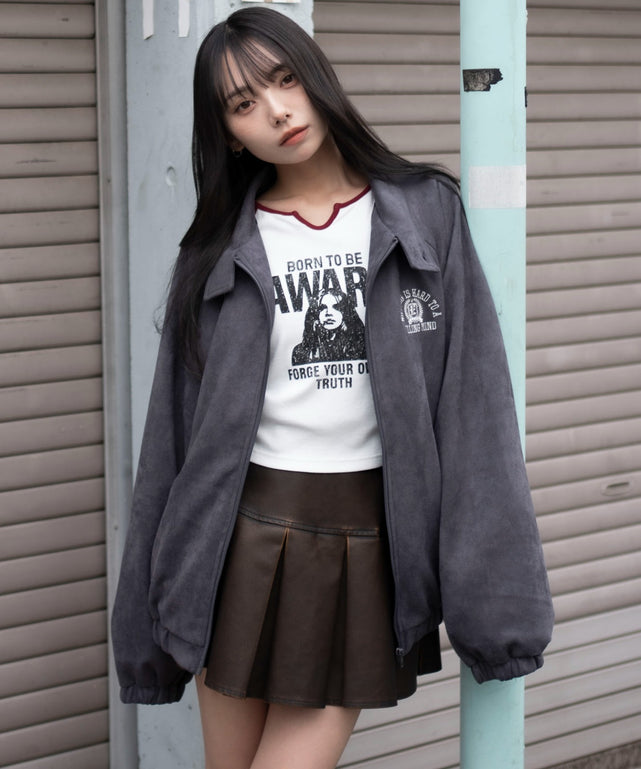 チャコール　モデル：159cm L着用