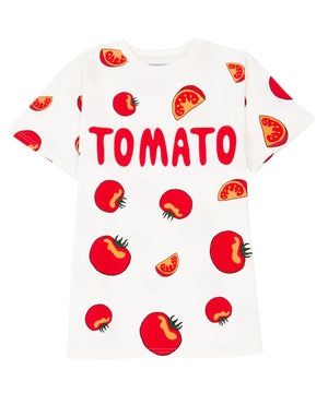 フード総柄Tシャツ