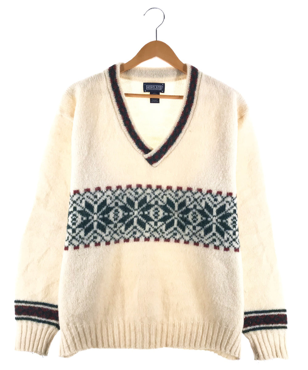 LANDS' END ノルディックニット