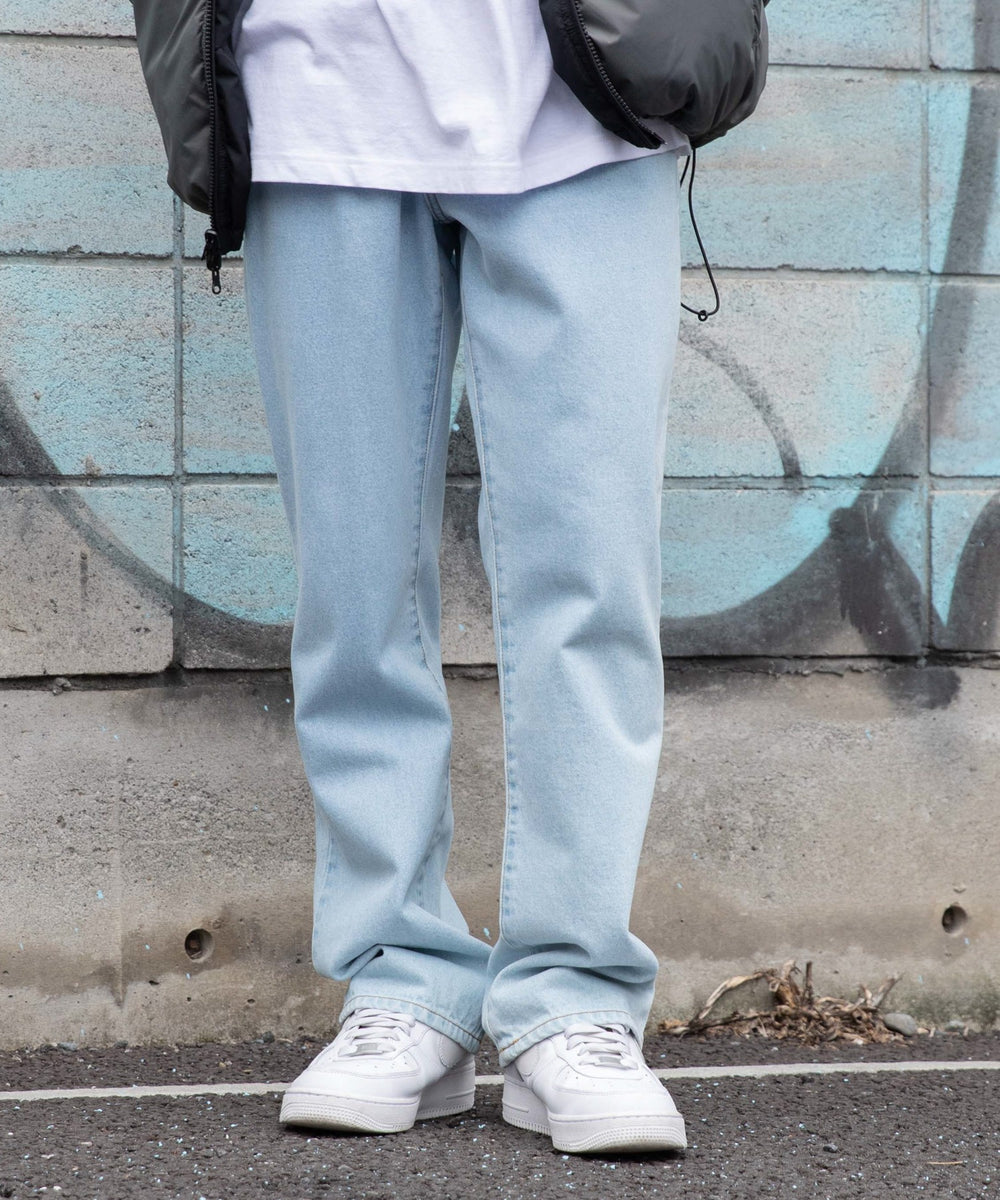 デニム淡色 モデル：174cm L着用