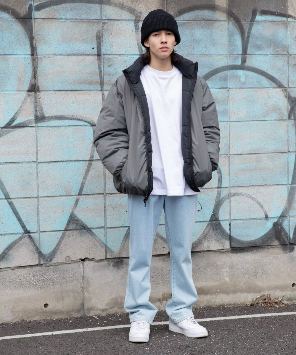 デニム淡色 モデル：174cm L着用