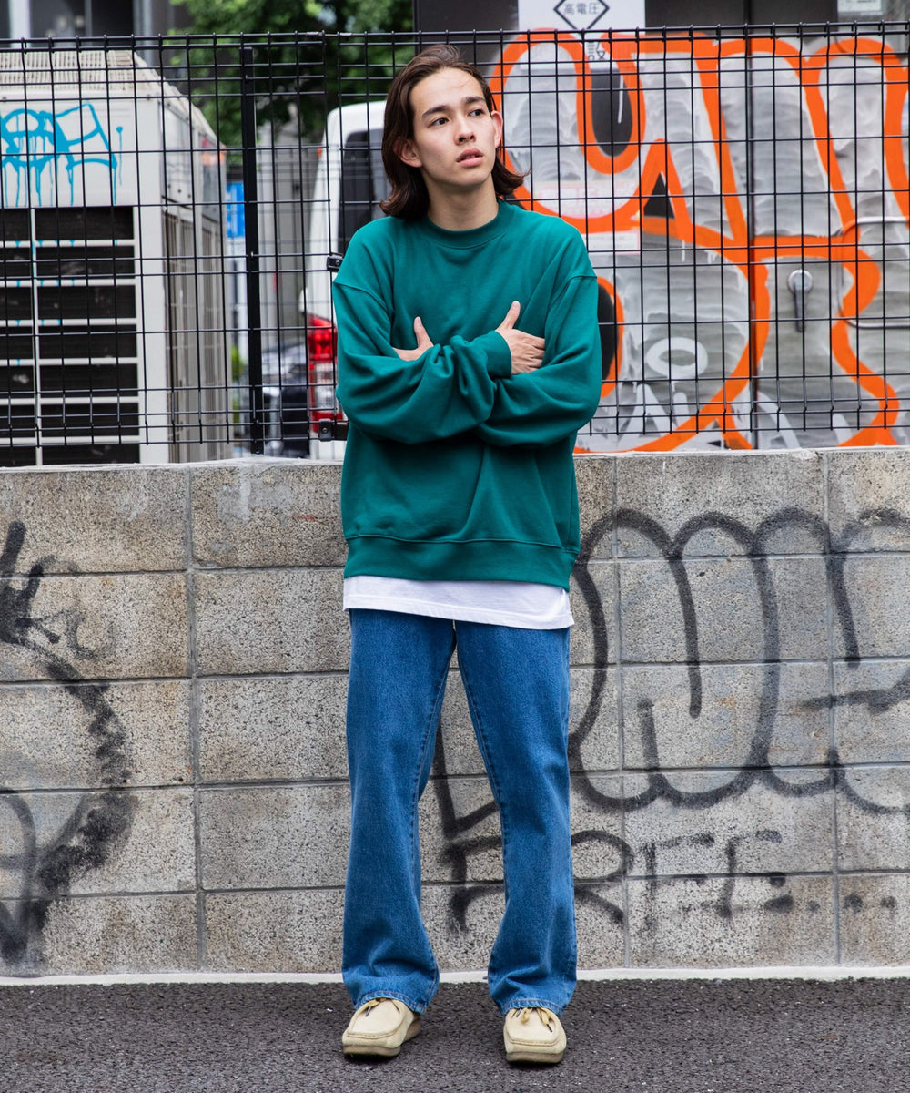 デニム中濃色 モデル：174cm L着用