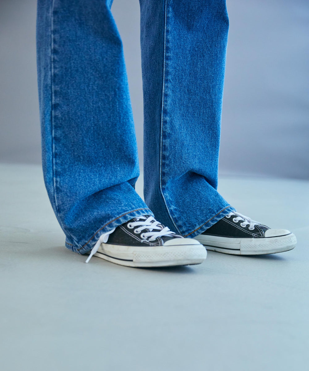 デニムフレアパンツ